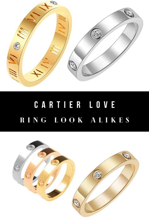 size 4 cartier ring dupe|cartier look alike ring.